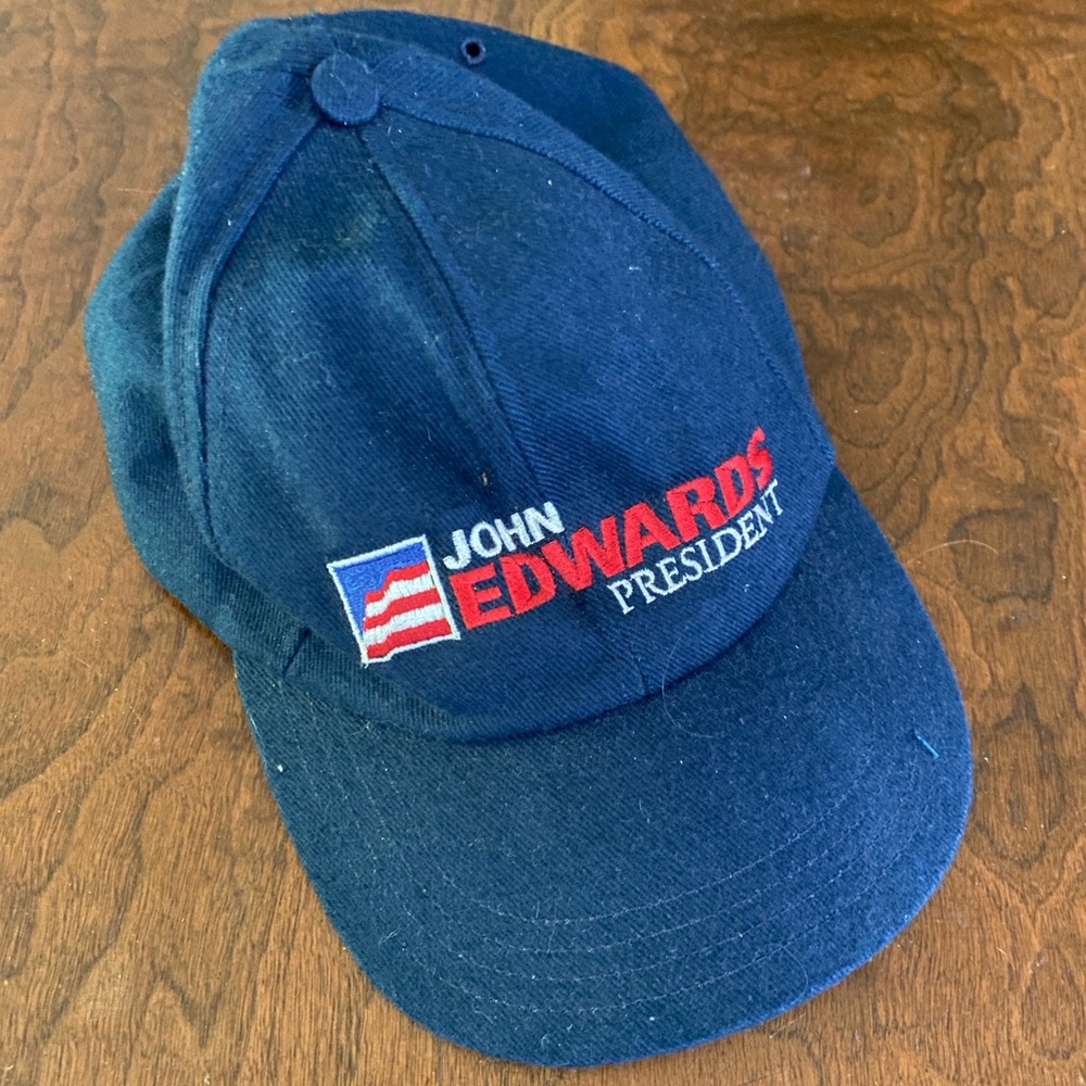 John Edwards for President Baseball Cap Election Democrat Political souvenir